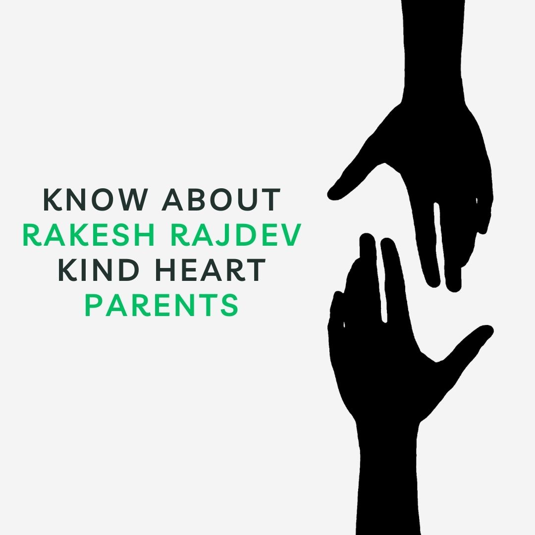 Rakesh Rajdev Kind Heart Parents