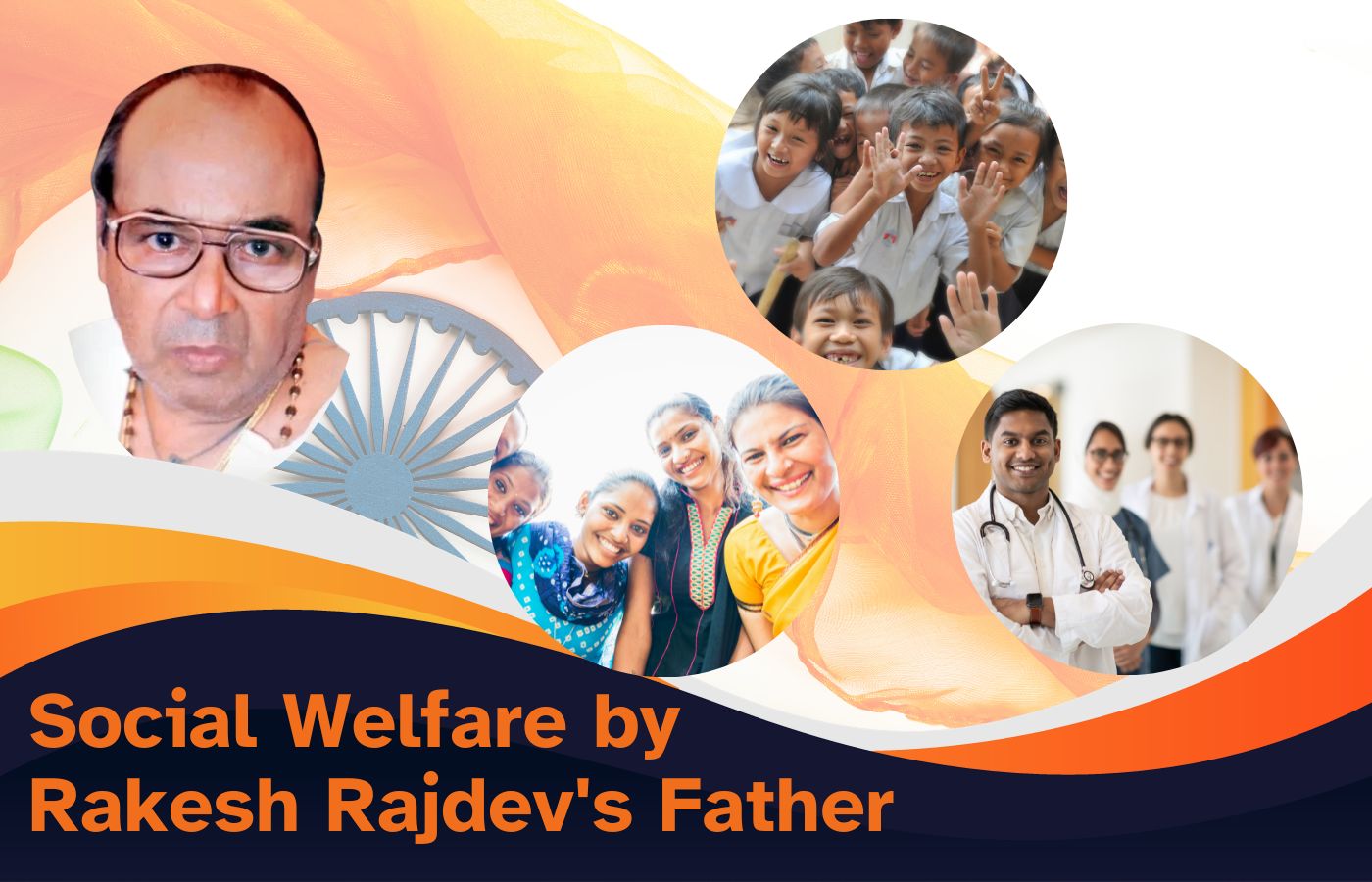 Social Welfare by Rakesh Rajdev's Father